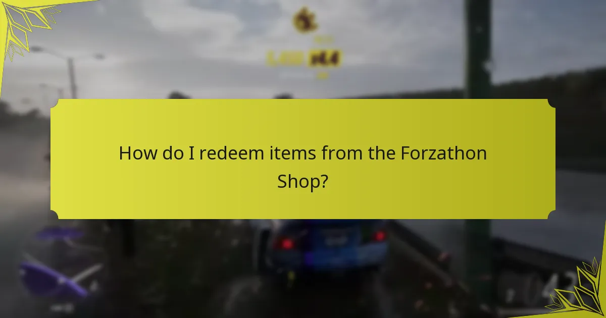 When can I access the Forzathon Shop?