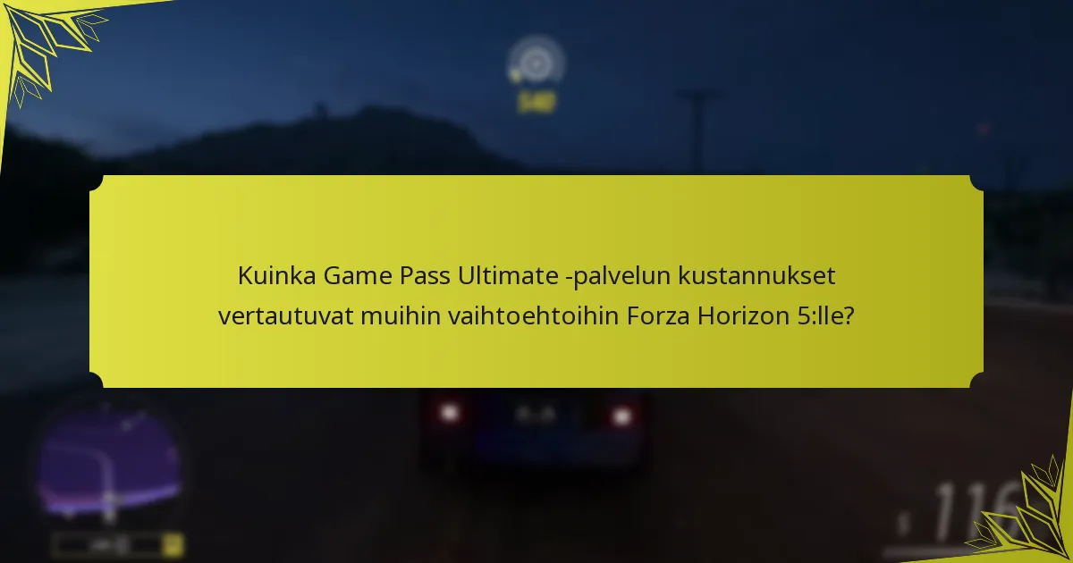 Mitä eksklusiivista sisältöä on saatavilla Forza Horizon 5 -tilaajille?