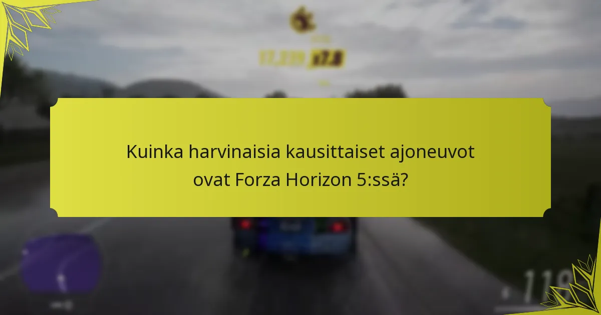 Kuinka pelaajat voivat hankkia kausittaisia ajoneuvoja Forza Horizon 5:ssä?