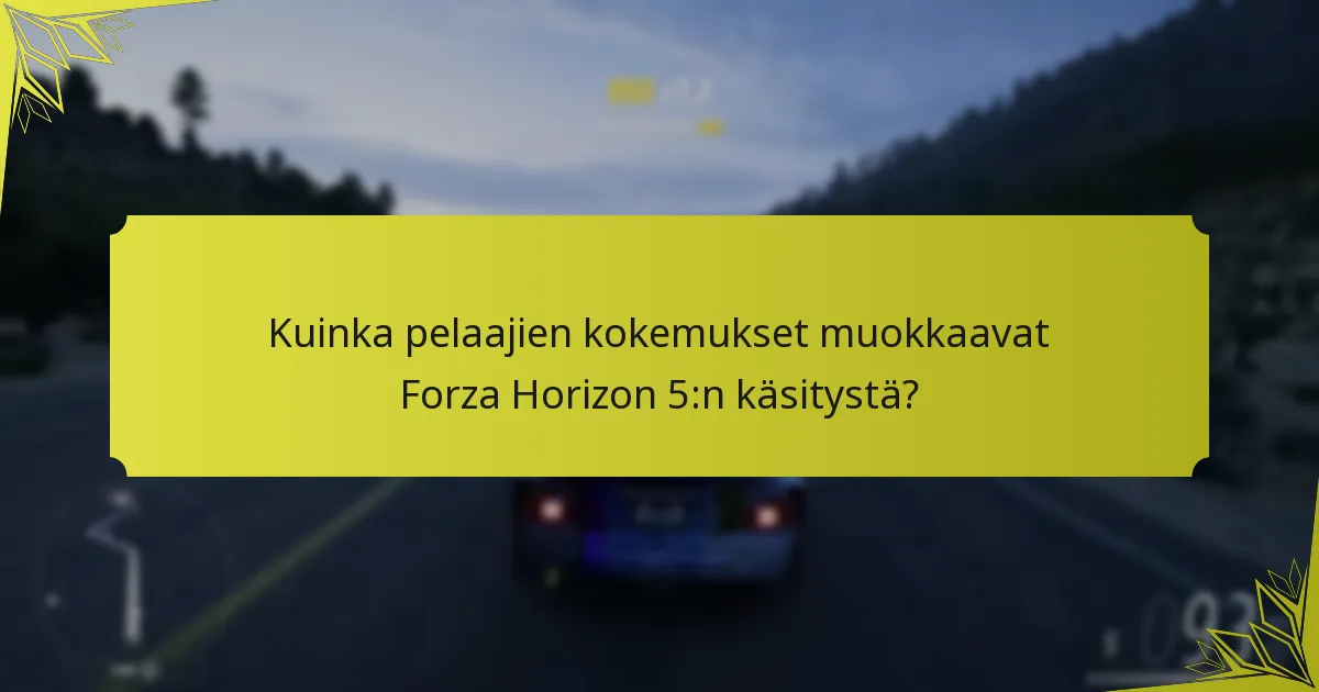Mitkä esineet parantavat Forza Horizon 5 -kokemusta Xbox Game Passissa?