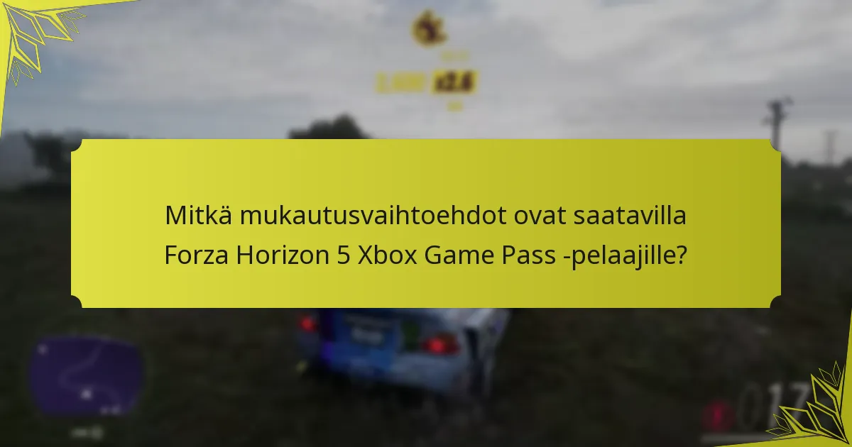Mitkä ovat kausiteemat Forza Horizon 5:ssä?