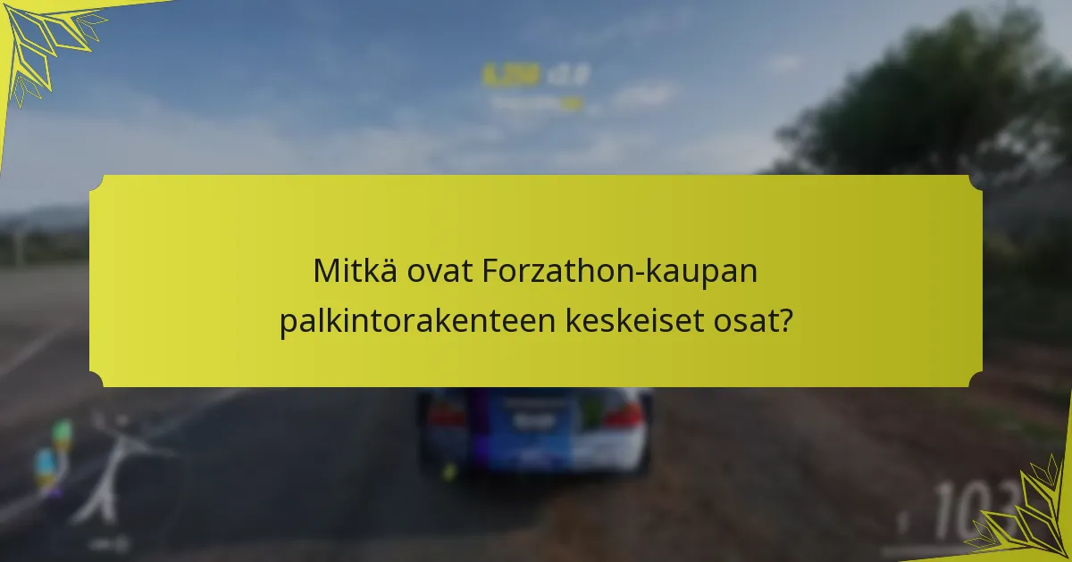 Mitkä ovat osallistumisvaatimukset Forzathon-tapahtumille?