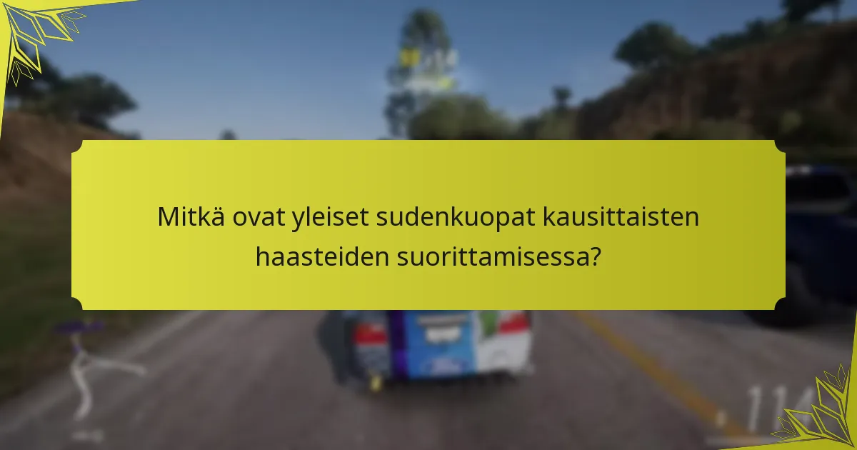 Mitkä ovat yleiset sudenkuopat kausittaisten haasteiden suorittamisessa?